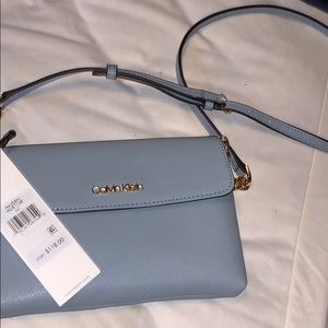 Calvin Klein light blue purse